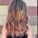 Rose-gold balayage by a Loft stylist